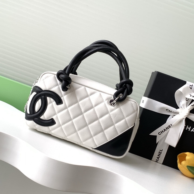 Ch*el top handle bags
